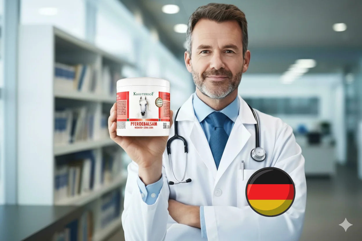 كريم الحصان الالماني ب 8 اعشاب طبيعية 250مل